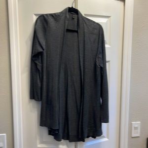 Lovely grey sweater with scooped back